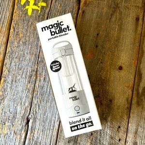Magic Bullet Portable Blender NEW White USB Rechargeable